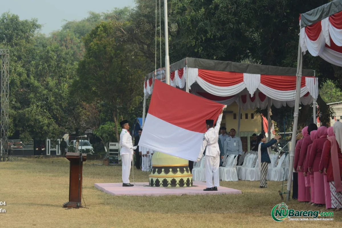 Semarak Upacara Kemerdekaan Republik Indonesia ke 81 Kecamatan Bareng